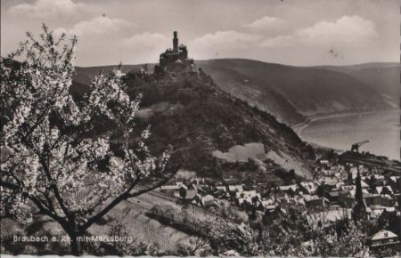 Braubach - mit Marksburg - 1970 Braubach - mit Marksburg - 1970
