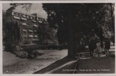 Baden-Baden - Partie an der Oos - 1938 Baden-Baden - Partie an der Oos - 1938
