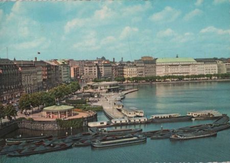 Hamburg - Jungfernstieg - 1965 Hamburg - Jungfernstieg - 1965