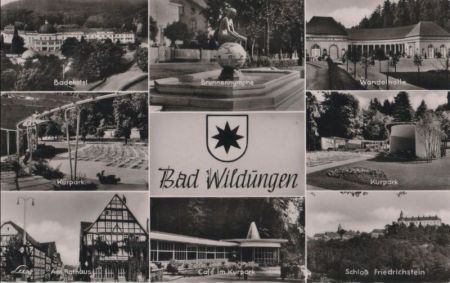 Bad Wildungen - u.a. Wandelhalle - ca. 1960 Bad Wildungen - u.a. Wandelhalle - ca. 1960