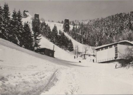 Oberwiesenthal - Große Sprungschanze - 1971 Oberwiesenthal - Große Sprungschanze - 1971