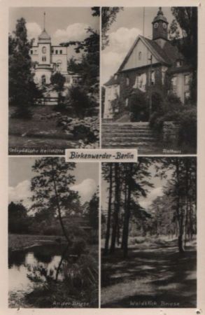 Birkenwerder - u.a. Rathaus - 1955 Birkenwerder - u.a. Rathaus - 1955