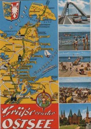 Ostsee - mit 5 Bildern - ca. 1975 Ostsee - mit 5 Bildern - ca. 1975