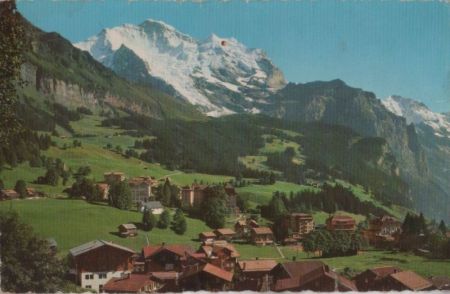 Schweiz - Wangen - mit Jungfrau - ca. 1965 Schweiz - Wangen - mit Jungfrau - ca. 1965