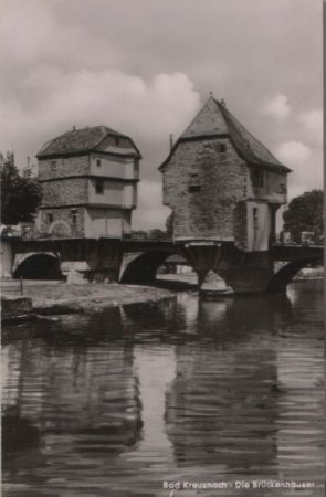 Bad Kreuznach - Brückenhäuser - ca. 1960 Bad Kreuznach - Brückenhäuser - ca. 1960