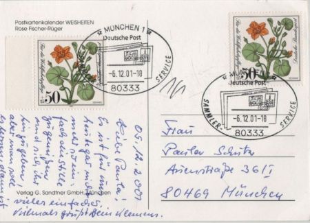 Sinnspruch Sonderstempel Sinnspruch Sonderstempel