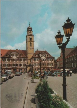 Bad Mergentheim - Partie am Marktplatz - 1983 Bad Mergentheim - Partie am Marktplatz - 1983