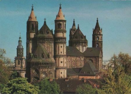 Worms - Dom und Dreifaltigkeitskirche - ca. 1980 Worms - Dom und Dreifaltigkeitskirche - ca. 1980