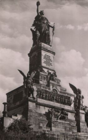 Rüdesheim, Niederwalddenkmal - 1957 Rüdesheim, Niederwalddenkmal - 1957