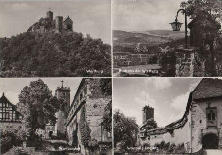Eisenach - u.a. Wartburghof - 1977 Eisenach - u.a. Wartburghof - 1977