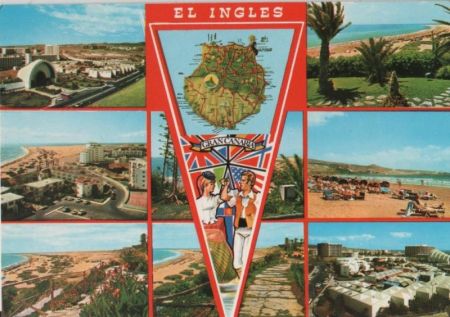 Spanien - Playa del Inglés - mit 8 Bildern - ca. 1980 Spanien - Playa del Inglés - mit 8 Bildern - ca. 1980