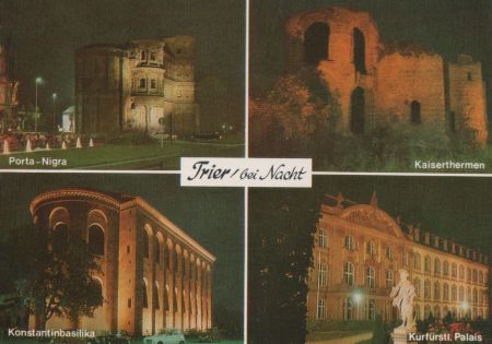Trier - bei Nacht - 1988 Trier - bei Nacht - 1988