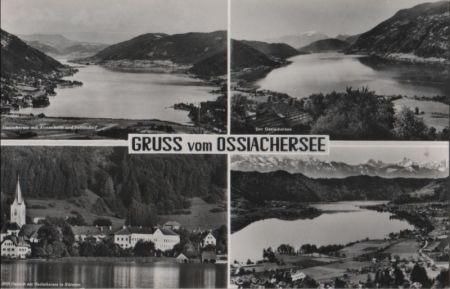 Österreich - Ossiacher See - mit 4 Bildern - 1963 Österreich - Ossiacher See - mit 4 Bildern - 1963