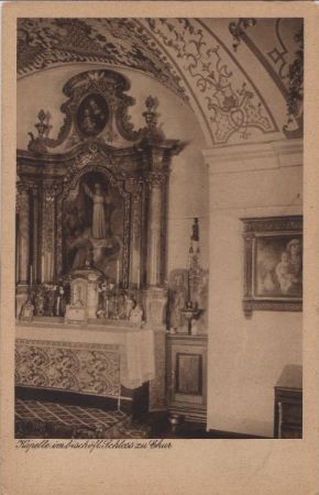 Schweiz - Chur - Kapelle im bischöflichen Schloß - ca. 1935 Schweiz - Chur - Kapelle im bischöflichen Schloß - ca. 1935
