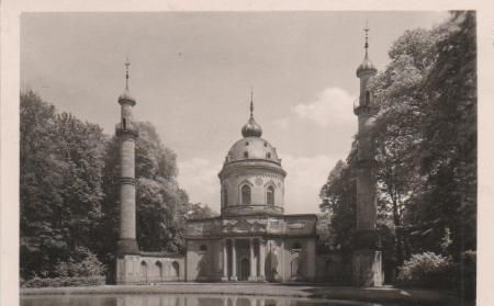 Schwetzingen - Schloßgarten - Moschee - 1957 Schwetzingen - Schloßgarten - Moschee - 1957