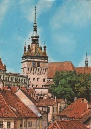 Rumänien - Sighisoara - Turnul cu ceas - 1979 Rumänien - Sighisoara - Turnul cu ceas - 1979