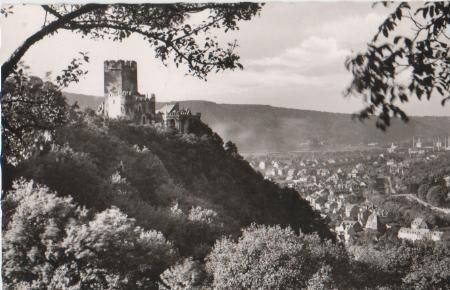 Lahntal - Burg Lahneck b. Lahnstein - 1957 Lahntal - Burg Lahneck b. Lahnstein - 1957