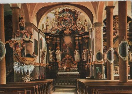 Österreich - Traunkirchen - Inneres der Wallfahrtskirche - ca. 1980 Österreich - Traunkirchen - Inneres der Wallfahrtskirche - ca. 1980