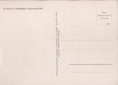 Eistobel - Argenwasserfälle
