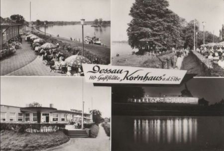 Dessau - HO-Gaststätte Kornhaus - 1981 Dessau - HO-Gaststätte Kornhaus - 1981