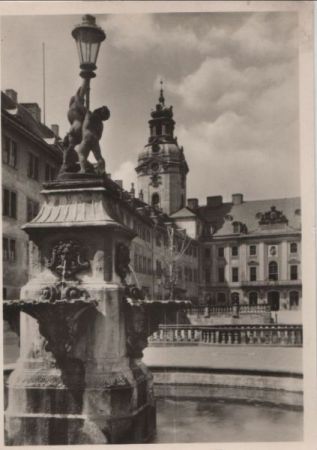 Rudolstadt - Heidecksburg, Hof - 1955 Rudolstadt - Heidecksburg, Hof - 1955