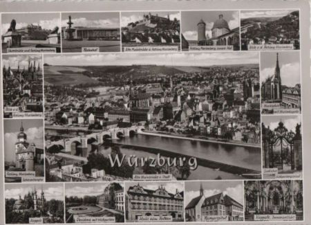 Würzburg - u.a. Käppele, Innenansicht - ca. 1960 Würzburg - u.a. Käppele, Innenansicht - ca. 1960