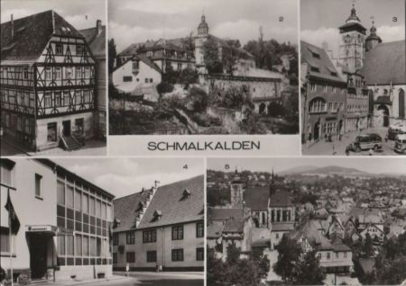 Schmalkalden - u.a. Altmarkt - 1979 Schmalkalden - u.a. Altmarkt - 1979