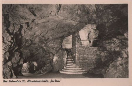 Bad Liebenstein - Altensteiner Höhle, Dom - 1957 Bad Liebenstein - Altensteiner Höhle, Dom - 1957