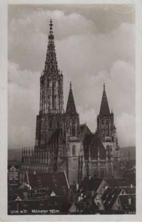 Ulm - Münster - ca. 1950 Ulm - Münster - ca. 1950