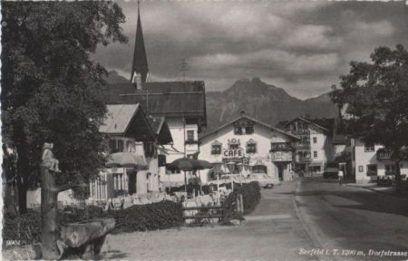 Österreich - Seefeld - Dorfstraße - 1963 Österreich - Seefeld - Dorfstraße - 1963