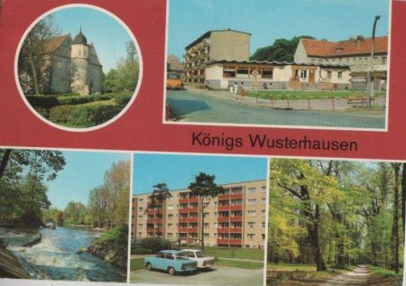 Königs Wusterhausen - u.a Kaufhalle, Potsdamer Straße - 1988 Königs Wusterhausen - u.a Kaufhalle, Potsdamer Straße - 1988