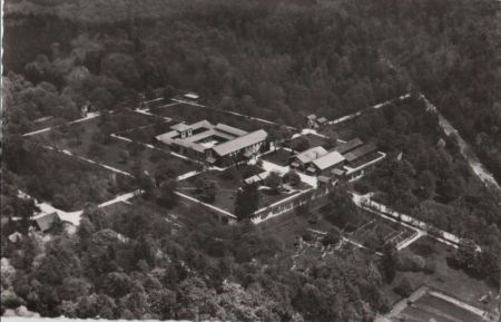 Bad Homburg, Kastell Saalburg - Flugzeugaufnahme - ca. 1960 Bad Homburg, Kastell Saalburg - Flugzeugaufnahme - ca. 1960