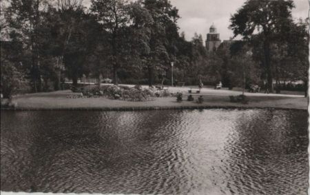 Neumünster - Partie am Teich - 1960 Neumünster - Partie am Teich - 1960