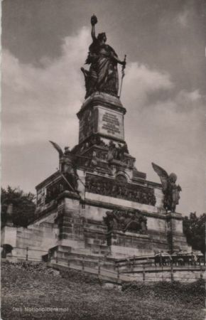 Rüdesheim, Niederwalddenkmal - 1959 Rüdesheim, Niederwalddenkmal - 1959
