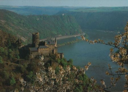 St. Goarshausen - Burg Katz und Loreley - ca. 1980 St. Goarshausen - Burg Katz und Loreley - ca. 1980