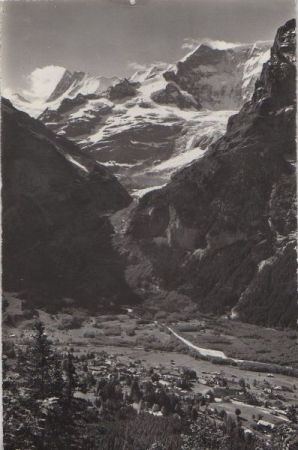 Schweiz - Grindelwald - Blick von Aellfluh - 1960 Schweiz - Grindelwald - Blick von Aellfluh - 1960