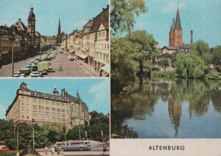 Altenburg - u.a. Markt - 1977 Altenburg - u.a. Markt - 1977