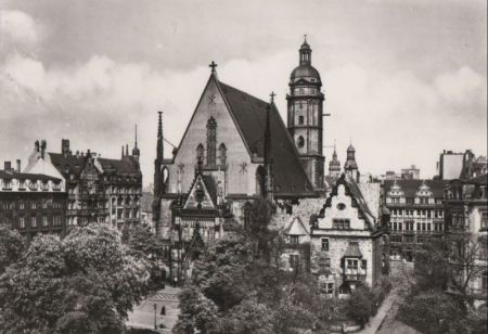 Leipzig - Thomaskirche - 1977 Leipzig - Thomaskirche - 1977