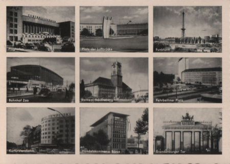 Berlin, Westteil - u.a. Flughafen - ca. 1960 Berlin, Westteil - u.a. Flughafen - ca. 1960