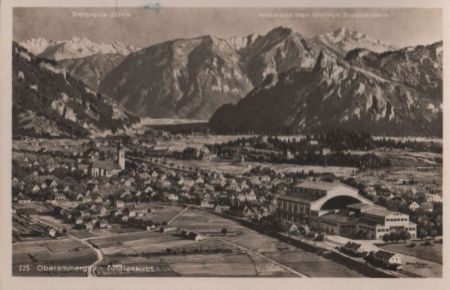 Oberammergau - Totalansicht - 1934 Oberammergau - Totalansicht - 1934