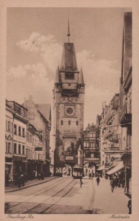 Freiburg - Martinstor - ca. 1935 Freiburg - Martinstor - ca. 1935