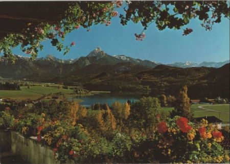 Füssen-Weißensee - gegen Ammergauer Alpen Füssen-Weißensee - gegen Ammergauer Alpen