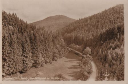 Oberhof - Kanzlersgrund mit Ruppberg - 1957 Oberhof - Kanzlersgrund mit Ruppberg - 1957
