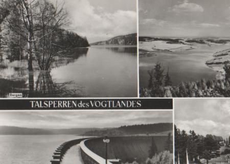 Plauen - Talsperren im Vogtland - ca. 1965 Plauen - Talsperren im Vogtland - ca. 1965