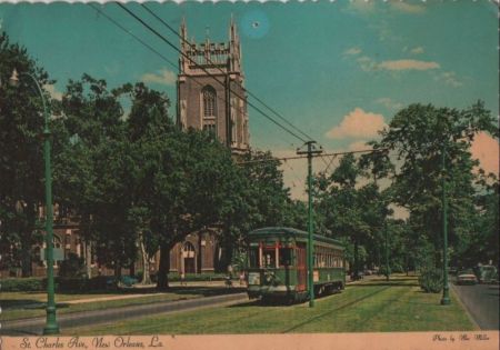 USA - New Orleans - Along St. Charles Avenue - 1972 USA - New Orleans - Along St. Charles Avenue - 1972
