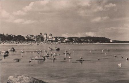Binz - Blick zum Kurhaus - 1967 Binz - Blick zum Kurhaus - 1967
