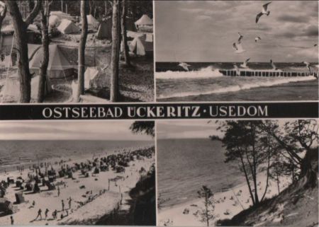 Ückeritz - mit 4 Bildern - ca. 1970 Ückeritz - mit 4 Bildern - ca. 1970