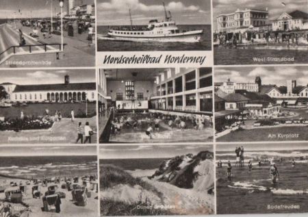 Norderney - u.a. Am Kurplatz - ca. 1960 Norderney - u.a. Am Kurplatz - ca. 1960