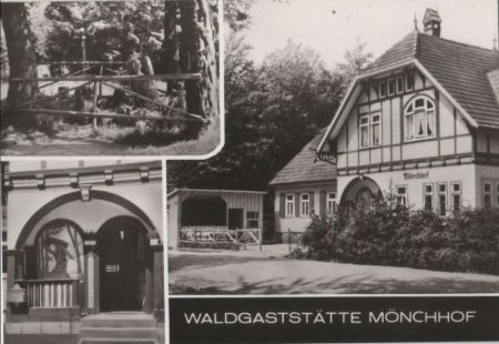 Elgersburg - Waldgaststätte Mönchhof - 1980 Elgersburg - Waldgaststätte Mönchhof - 1980