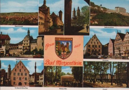 Bad Mergentheim - u.a. Musikpavillon - 1968 Bad Mergentheim - u.a. Musikpavillon - 1968